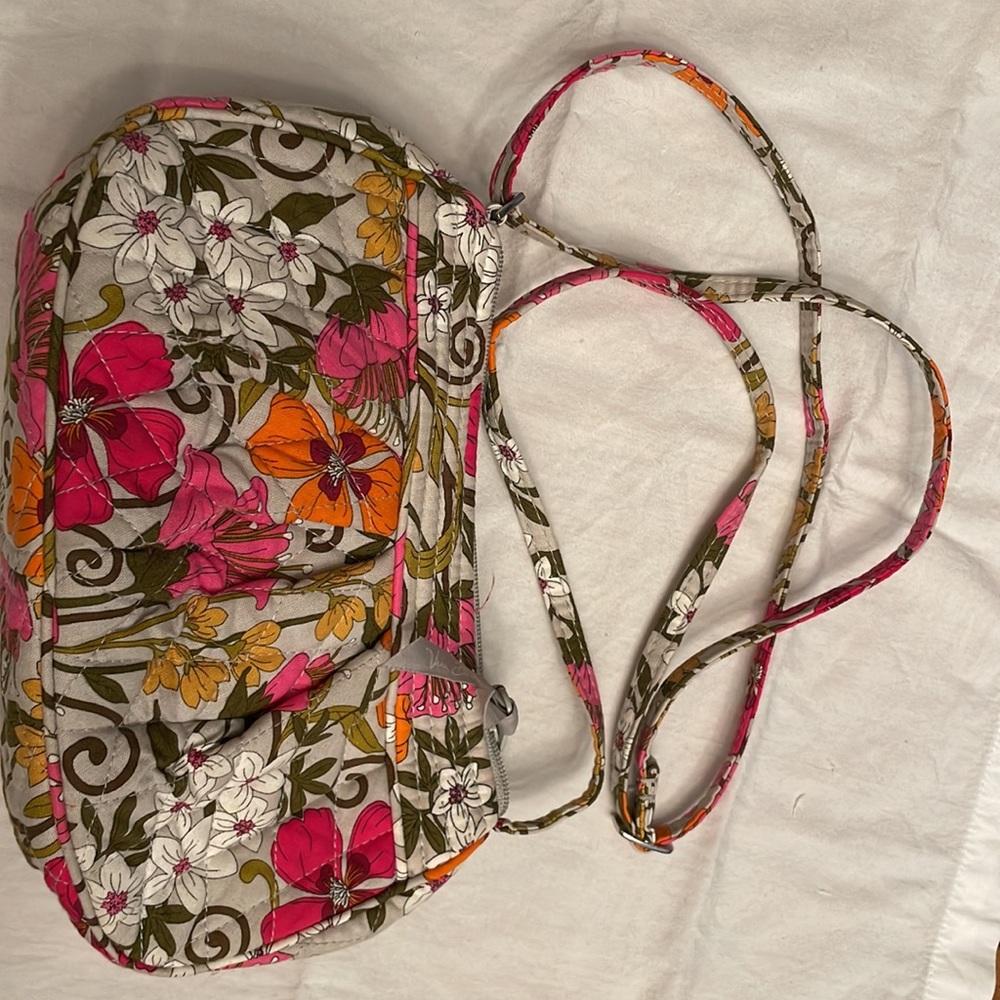 Vera Bradley Tea Garden Shoulder/Crossbody Bag - Picture 2 of 5